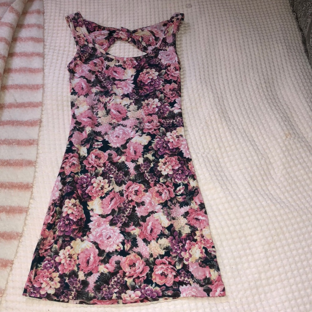 Tight open back dress